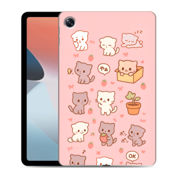 Силиконовый чехол на OPPO Pad Air с принтом Hello Kitty Хелоу Кити Силиконовый чехол на OPPO Pad Air с принтом Hello Kitty Хелоу Кити