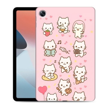 Силиконовый чехол на OPPO Pad Air с принтом Hello Kitty Хелоу Кити Силиконовый чехол на OPPO Pad Air с принтом Hello Kitty Хелоу Кити