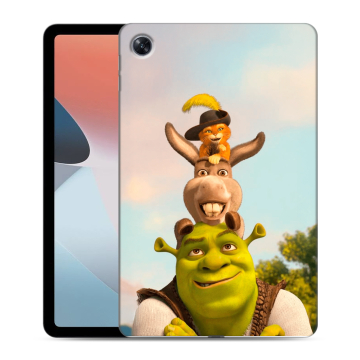 Силиконовый чехол на OPPO Pad Air с принтом Шрек Shrek