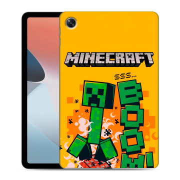 Силиконовый чехол на OPPO Pad Air с принтом Майнкрафт Minecraft Силиконовый чехол на OPPO Pad Air с принтом Майнкрафт Minecraft