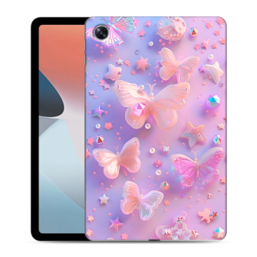 Силиконовый чехол на OPPO Pad Air с принтом Бабочки Силиконовый чехол на OPPO Pad Air с принтом Бабочки