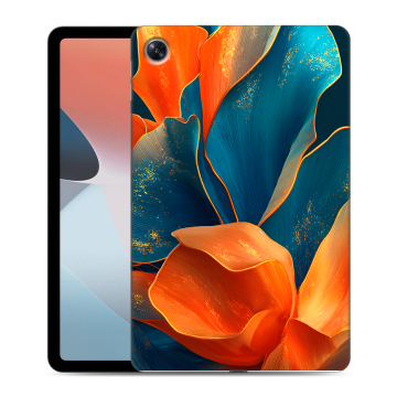 Силиконовый чехол на OPPO Pad Air с принтом Цветы