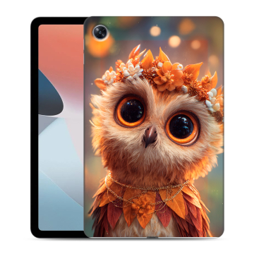 Силиконовый чехол на OPPO Pad Air с принтом Милая сова