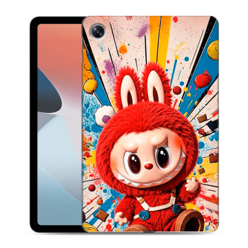 Силиконовый чехол на OPPO Pad Air с принтом Labubu Лабубу Силиконовый чехол на OPPO Pad Air с принтом Labubu Лабубу