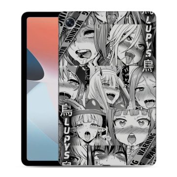 Силиконовый чехол на OPPO Pad Air с принтом Ahegao Ахегао Аниме