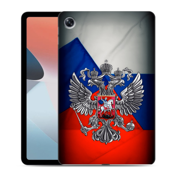 Силиконовый чехол на OPPO Pad Air с принтом Флаг России
