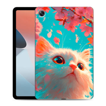 Силиконовый чехол на OPPO Pad Air с принтом Красивый кот