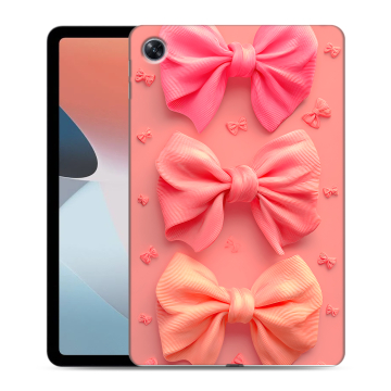 Силиконовый чехол на OPPO Pad Air с принтом Розовые бантики Силиконовый чехол на OPPO Pad Air с принтом Розовые бантики