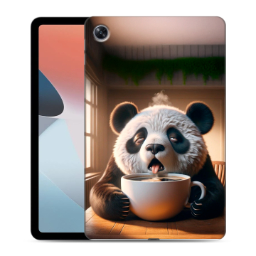 Силиконовый чехол на OPPO Pad Air с принтом смешная панда Силиконовый чехол на OPPO Pad Air с принтом смешная панда