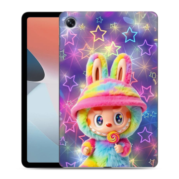 Силиконовый чехол на OPPO Pad Air с принтом Labubu Лабубу