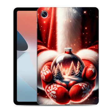 Силиконовый чехол на OPPO Pad Air с принтом Новый год