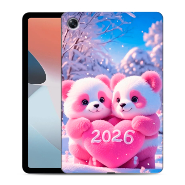 Силиконовый чехол на OPPO Pad Air с принтом Новый год