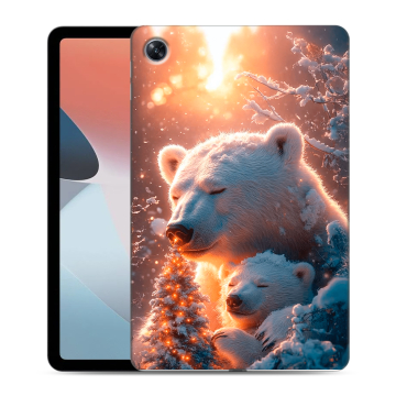 Силиконовый чехол на OPPO Pad Air с принтом Новый год