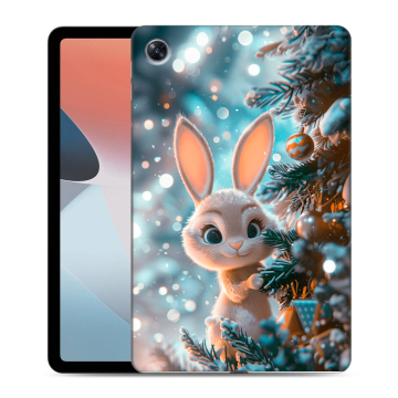 Силиконовый чехол на OPPO Pad Air с принтом Новый год