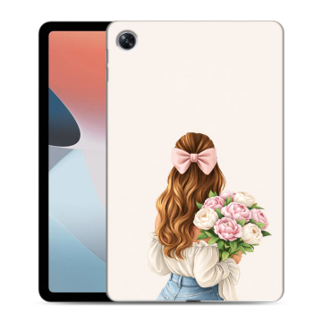 Силиконовый чехол на OPPO Pad Air с принтом женский Силиконовый чехол на OPPO Pad Air с принтом женский