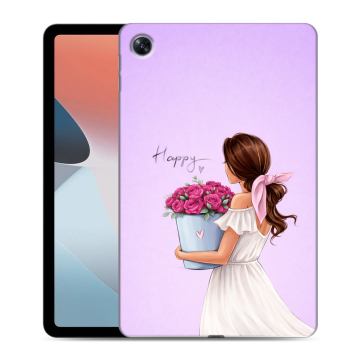 Силиконовый чехол на OPPO Pad Air с принтом женский Силиконовый чехол на OPPO Pad Air с принтом женский