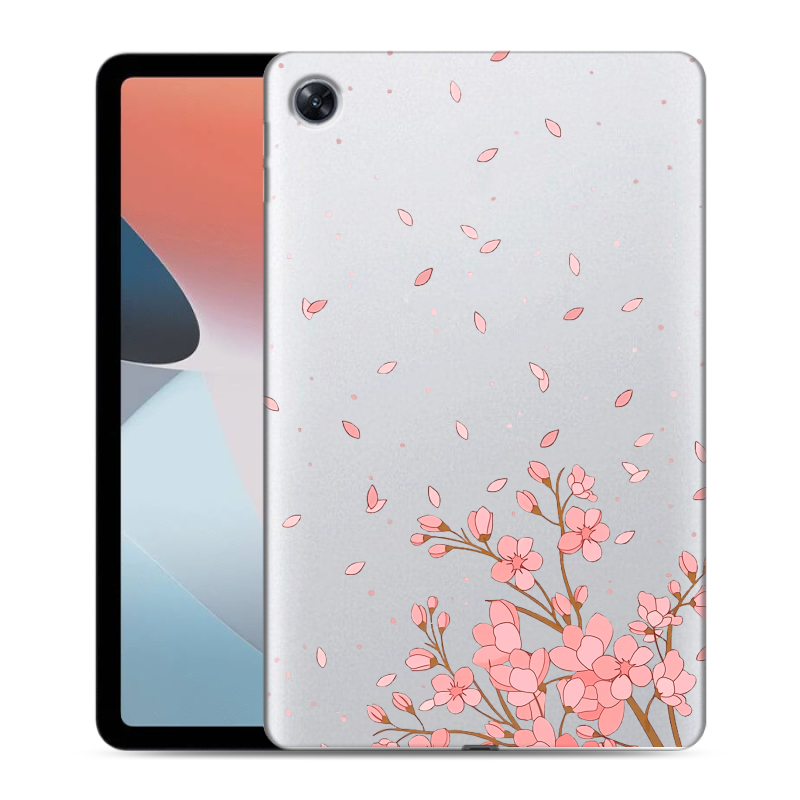 Силиконовый чехол на OPPO Pad Air с принтом Ветка сакуры Силиконовый чехол на OPPO Pad Air с принтом Ветка сакуры