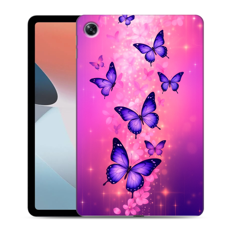 Силиконовый чехол на OPPO Pad Air с принтом Бабочки Силиконовый чехол на OPPO Pad Air с принтом Бабочки