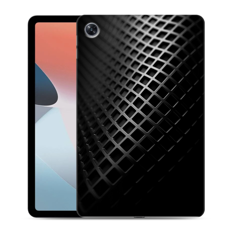 Силиконовый чехол на OPPO Pad Air с принтом Текстура металла Силиконовый чехол на OPPO Pad Air с принтом Текстура металла