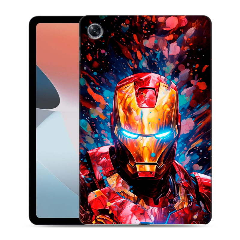 Силиконовый чехол на OPPO Pad Air с принтом Железный человек Ironman Силиконовый чехол на OPPO Pad Air с принтом Железный человек Ironman