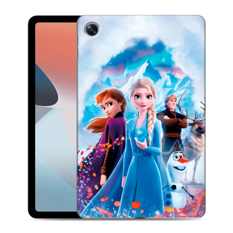 Силиконовый противоударный чехол на OPPO Pad Air с принтом Холодное сердце Frozen Силиконовый противоударный чехол на OPPO Pad Air с принтом Холодное сердце Frozen