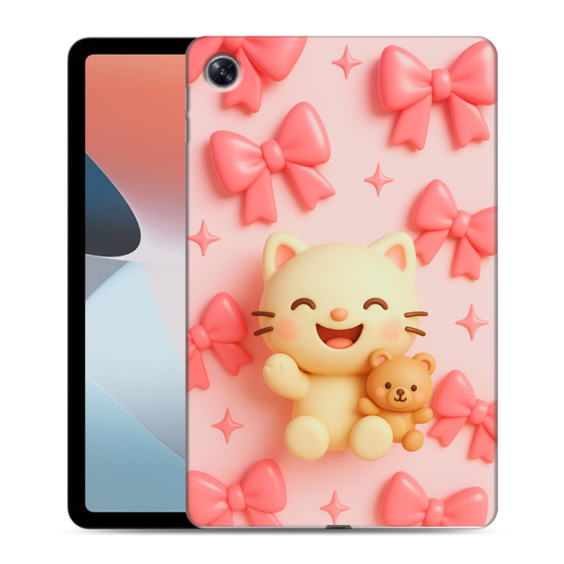 Силиконовый чехол на OPPO Pad Air с принтом для девочек Силиконовый чехол на OPPO Pad Air с принтом для девочек