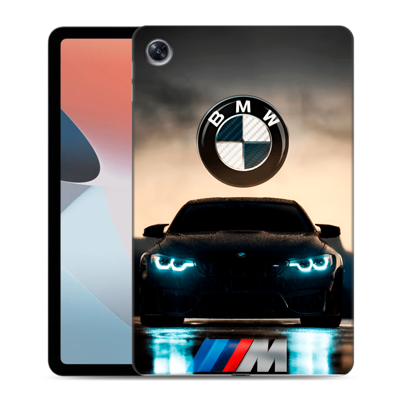 Силиконовый противоударный чехол на OPPO Pad Air с принтом БМВ BMW Силиконовый противоударный чехол на OPPO Pad Air с принтом БМВ BMW