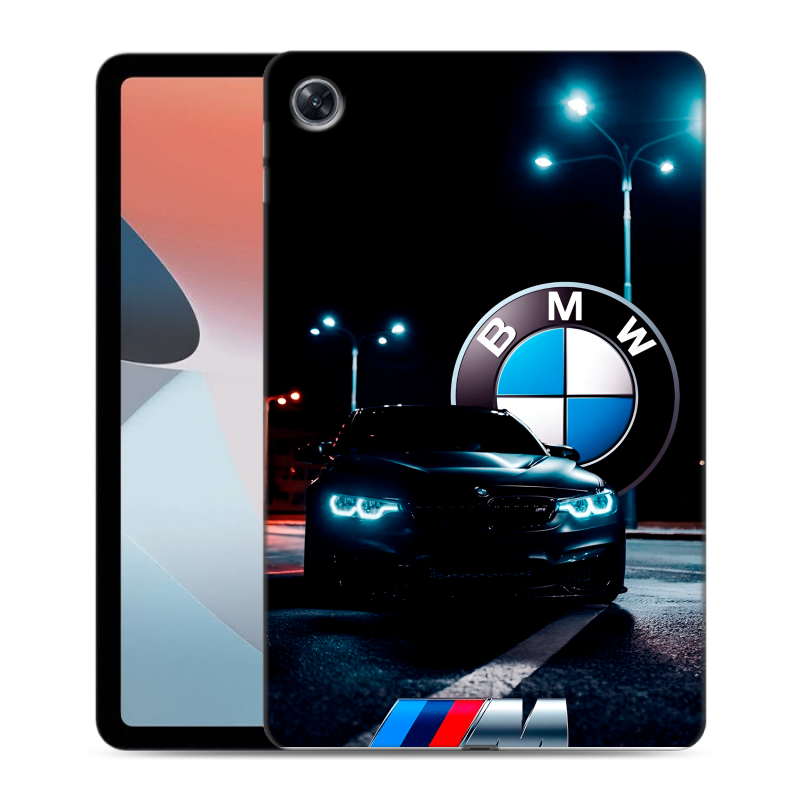 Силиконовый противоударный чехол на OPPO Pad Air с принтом БМВ BMW Силиконовый противоударный чехол на OPPO Pad Air с принтом БМВ BMW