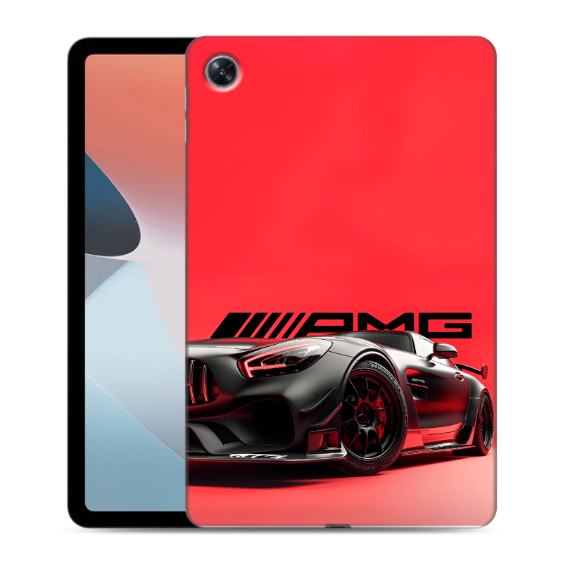 Силиконовый противоударный чехол на OPPO Pad Air с принтом Мерседес Mercedes AMG Силиконовый противоударный чехол на OPPO Pad Air с принтом Мерседес Mercedes AMG