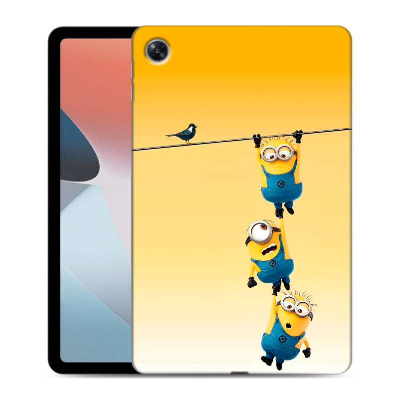 Силиконовый чехол на OPPO Pad Air с принтом Миньоны Силиконовый чехол на OPPO Pad Air с принтом Миньоны