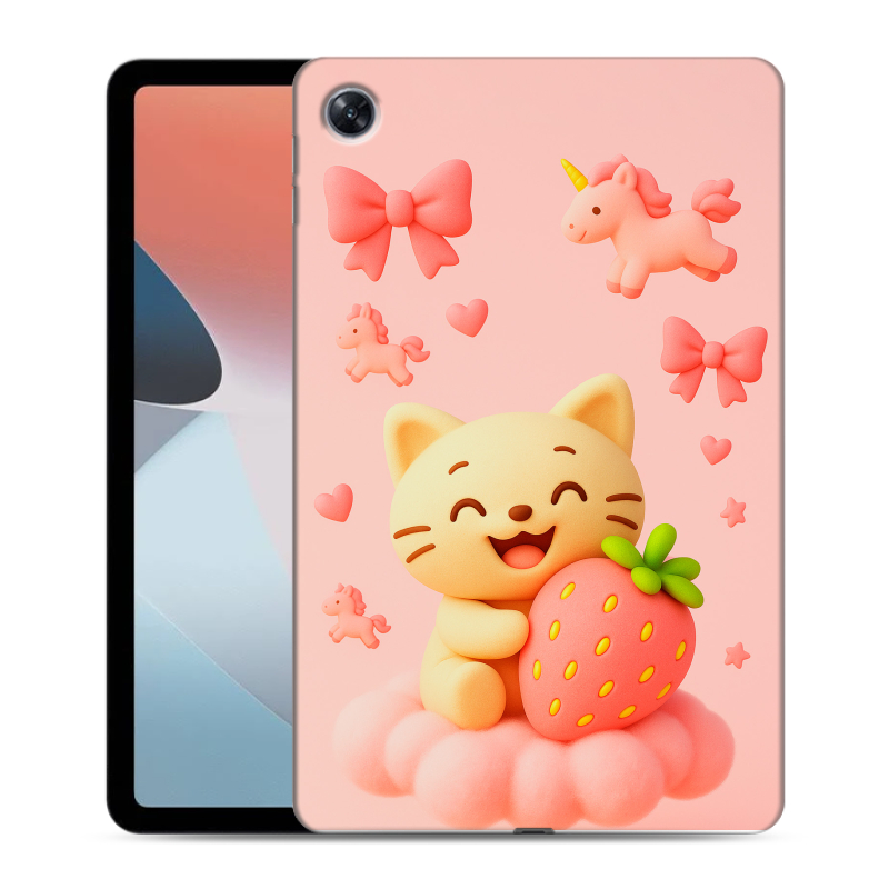 Силиконовый чехол на OPPO Pad Air с принтом для девочек Силиконовый чехол на OPPO Pad Air с принтом для девочек