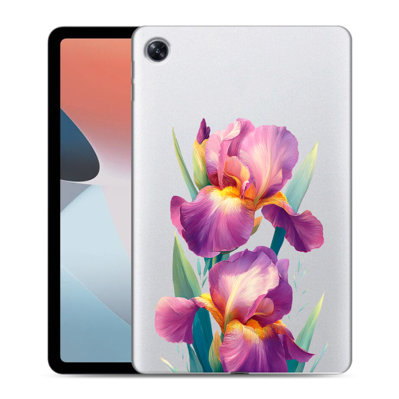 Силиконовый чехол на OPPO Pad Air с принтом Цветы орхидеи Силиконовый чехол на OPPO Pad Air с принтом Цветы орхидеи