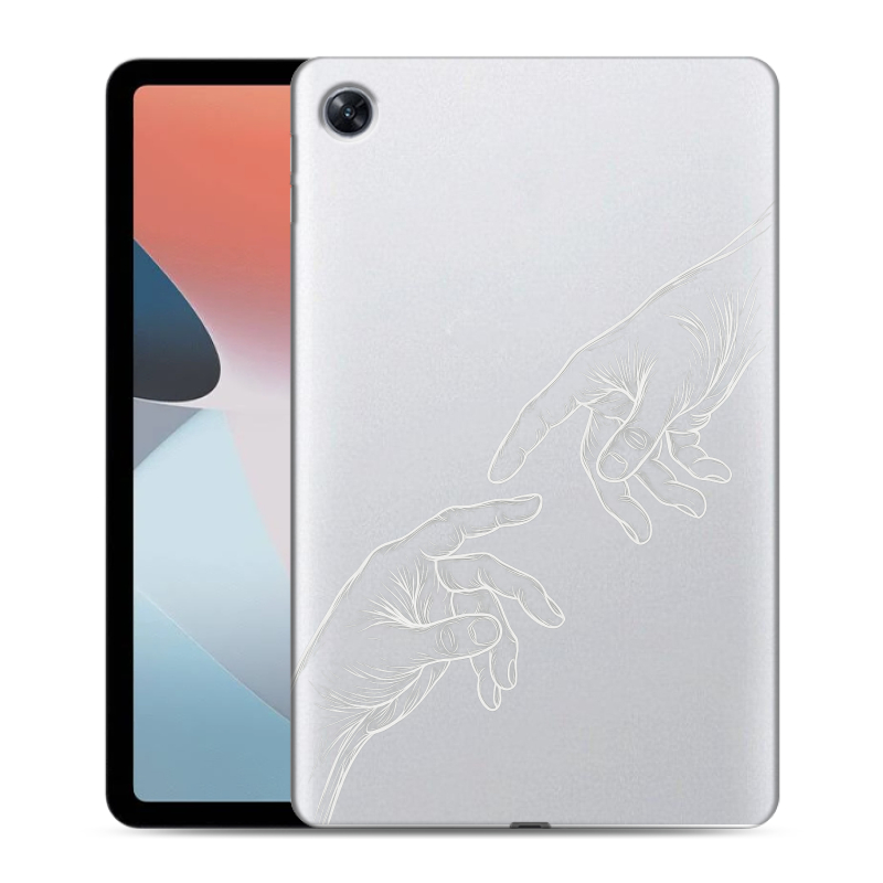 Силиконовый чехол на OPPO Pad Air с принтом Сотворение мира Силиконовый чехол на OPPO Pad Air с принтом Сотворение мира