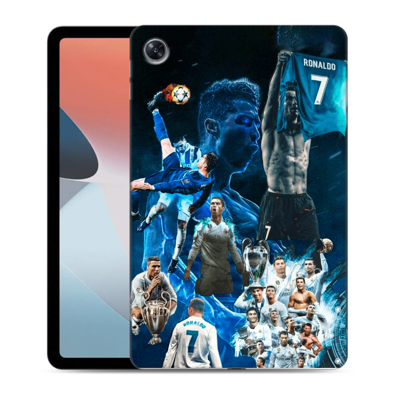 Силиконовый чехол на OPPO Pad Air с принтом Реал Роналдо Силиконовый чехол на OPPO Pad Air с принтом Реал Роналдо
