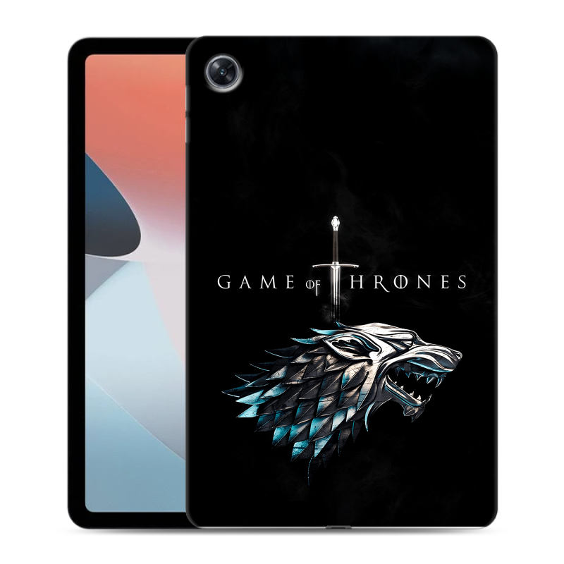 Силиконовый противоударный чехол на OPPO Pad Air с принтом Игра Престолов Game Thrones Силиконовый противоударный чехол на OPPO Pad Air с принтом Игра Престолов Game Thrones