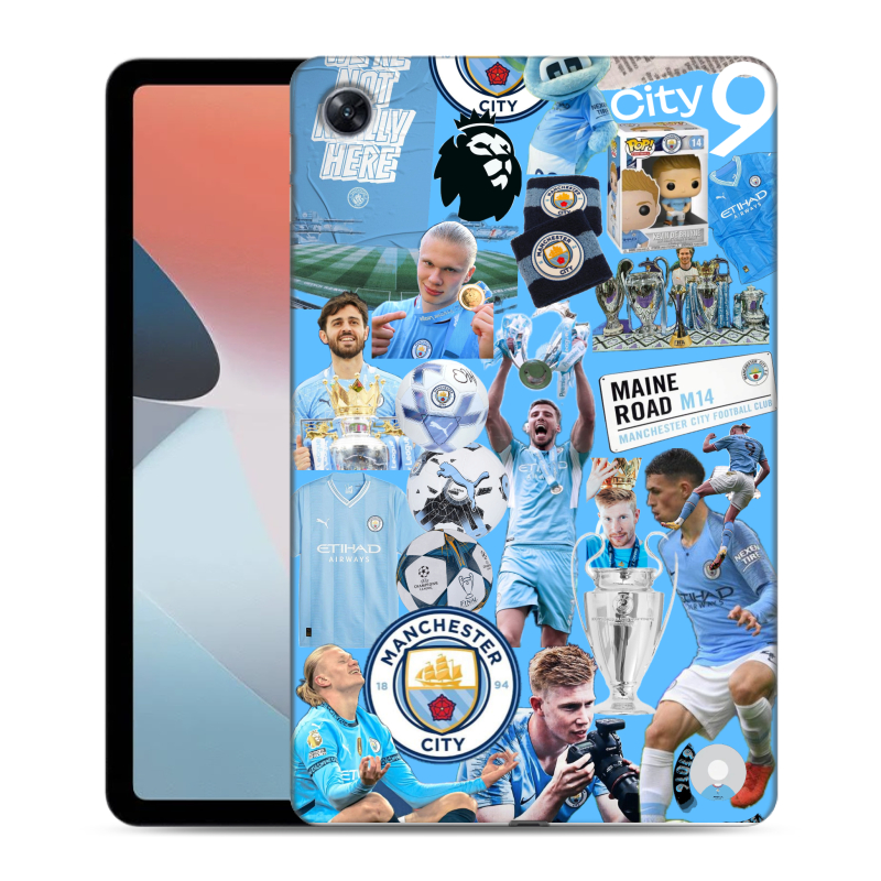 Силиконовый чехол на OPPO Pad Air с принтом Man City Манчестер Сити Силиконовый чехол на OPPO Pad Air с принтом Man City Манчестер Сити