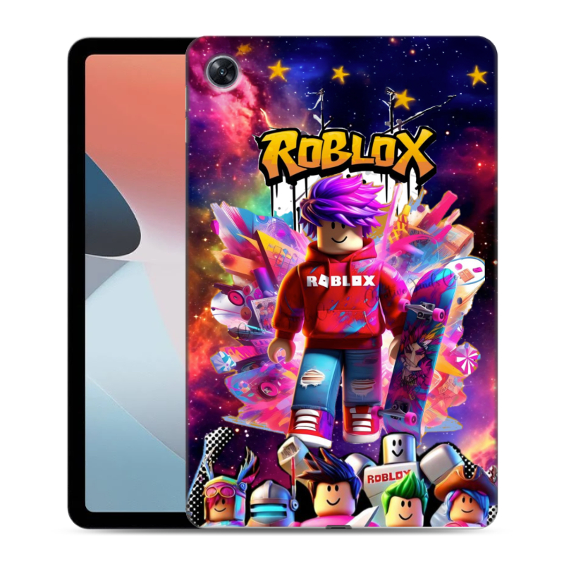 Силиконовый чехол на OPPO Pad Air с принтом Roblox Роблокс Силиконовый чехол на OPPO Pad Air с принтом Roblox Роблокс