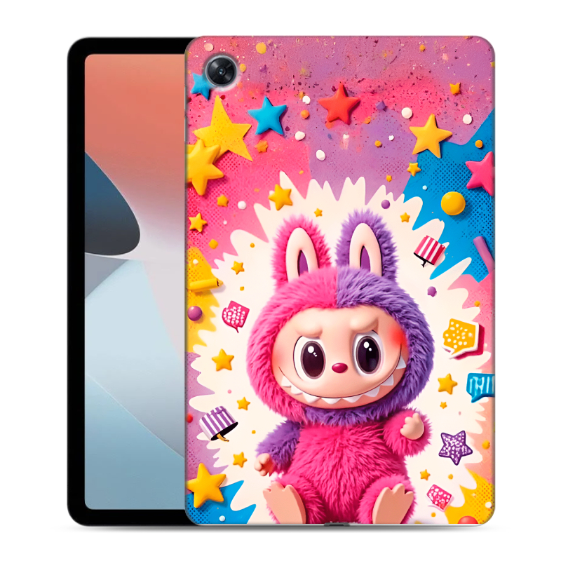 Силиконовый чехол на планшета OPPO Pad Air с принтом Labubu Лабубу Силиконовый чехол на планшета OPPO Pad Air с принтом Labubu Лабубу