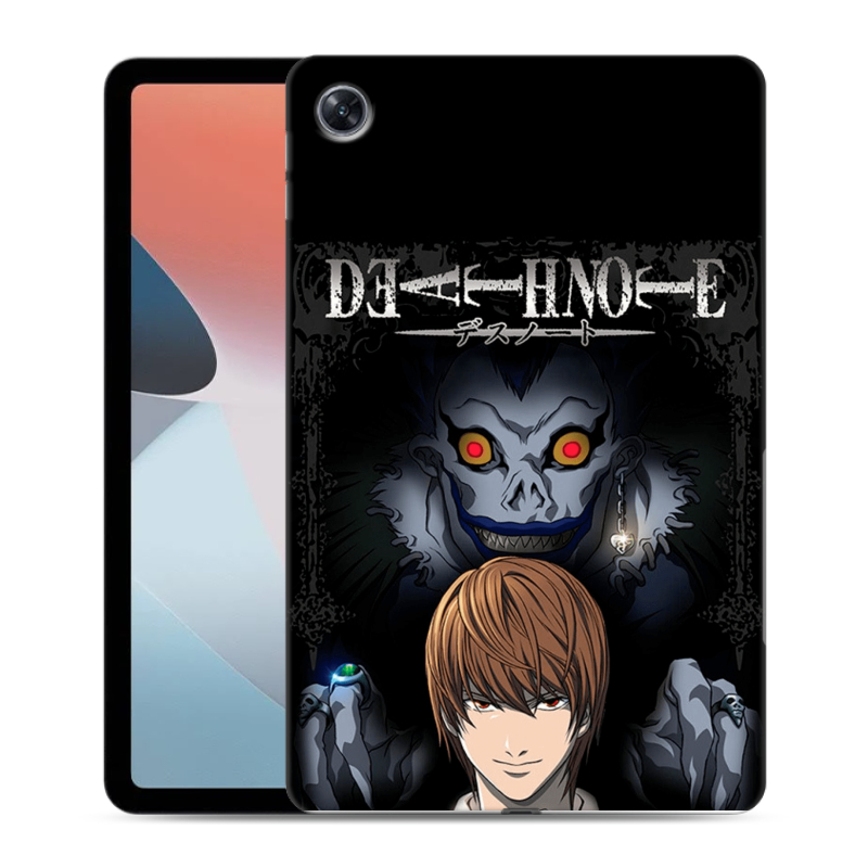 Силиконовый чехол на OPPO Pad Air с принтом Death note Тетрадь смерти Силиконовый чехол на OPPO Pad Air с принтом Death note Тетрадь смерти
