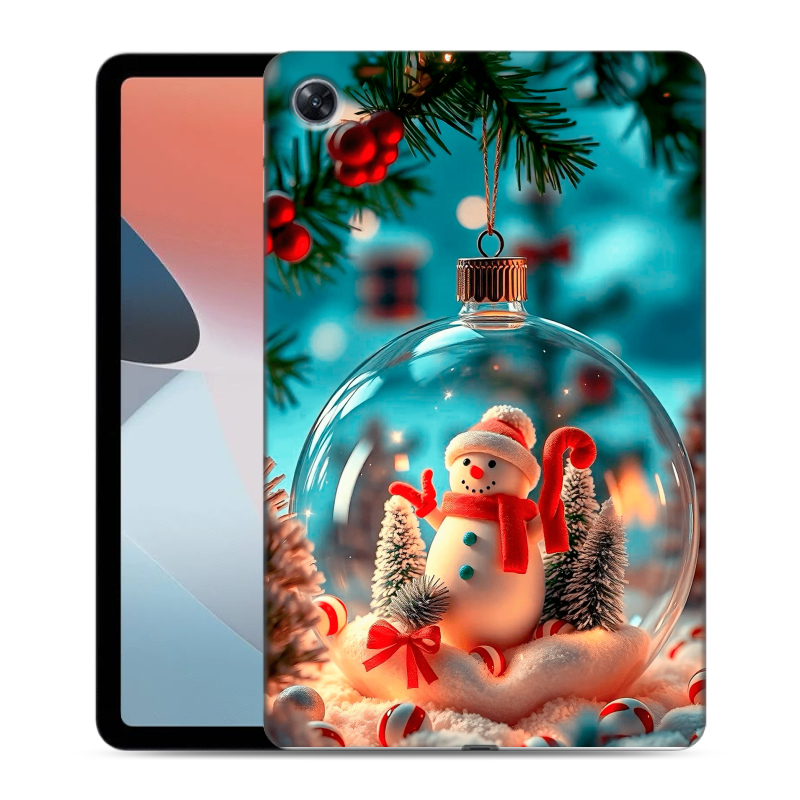 Силиконовый чехол на OPPO Pad Air с принтом Новый год Силиконовый чехол на OPPO Pad Air с принтом Новый год