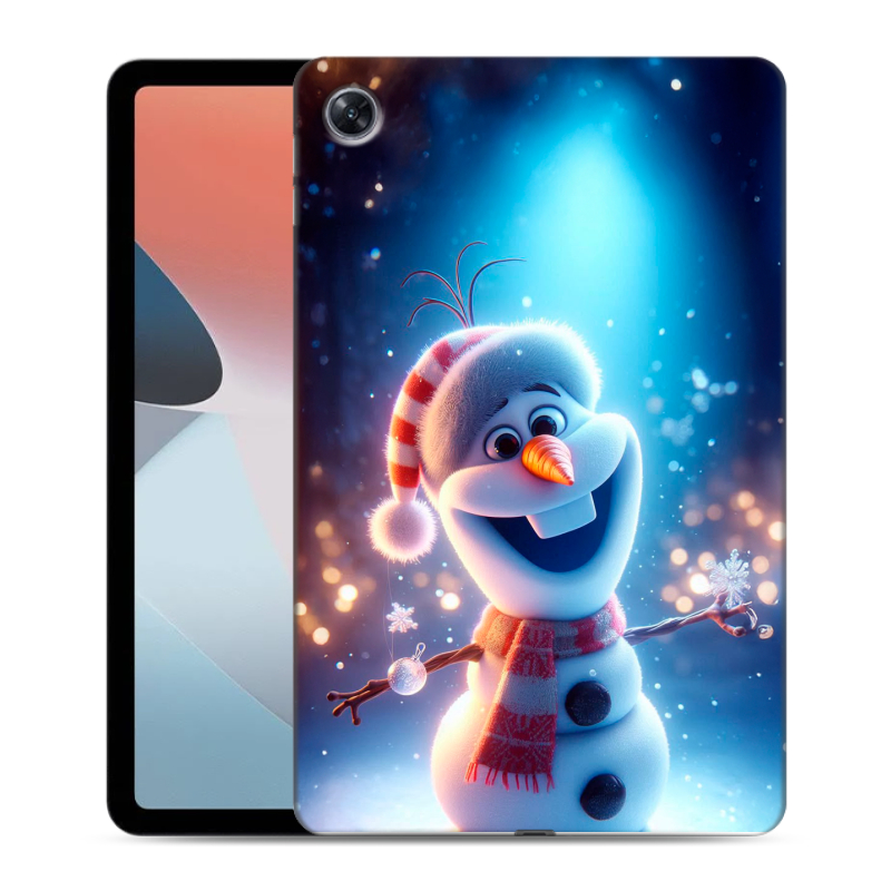 Силиконовый противоударный чехол на OPPO Pad Air с принтом Новый год Силиконовый противоударный чехол на OPPO Pad Air с принтом Новый год
