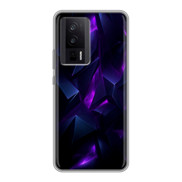 Силиконовый чехол на XIaomi Poco F5 Pro с принтом Абстракиция