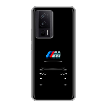 Силиконовый чехол на XIaomi Poco F5 Pro с принтом БМВ BMW