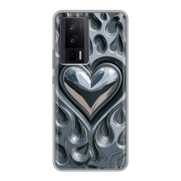 Силиконовый чехол на XIaomi Poco F5 Pro с принтом Y2K