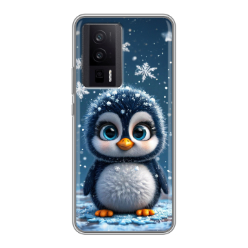 Силиконовый чехол на XIaomi Poco F5 Pro с принтом Новый год Силиконовый чехол на XIaomi Poco F5 Pro с принтом Новый год
