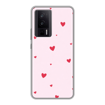 Силиконовый чехол на XIaomi Poco F5 Pro с принтом для девочек