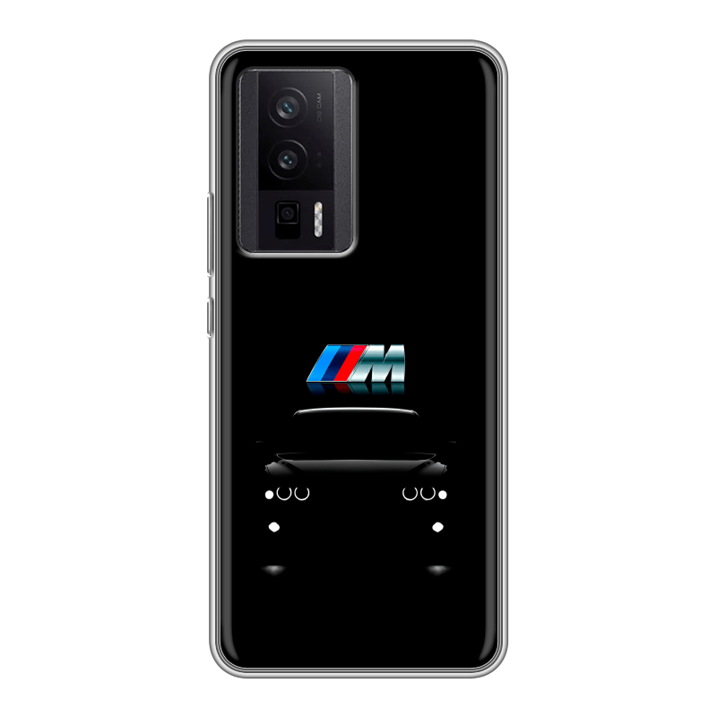 Силиконовый чехол на XIaomi Poco F5 Pro с принтом БМВ BMW Силиконовый чехол на XIaomi Poco F5 Pro с принтом БМВ BMW