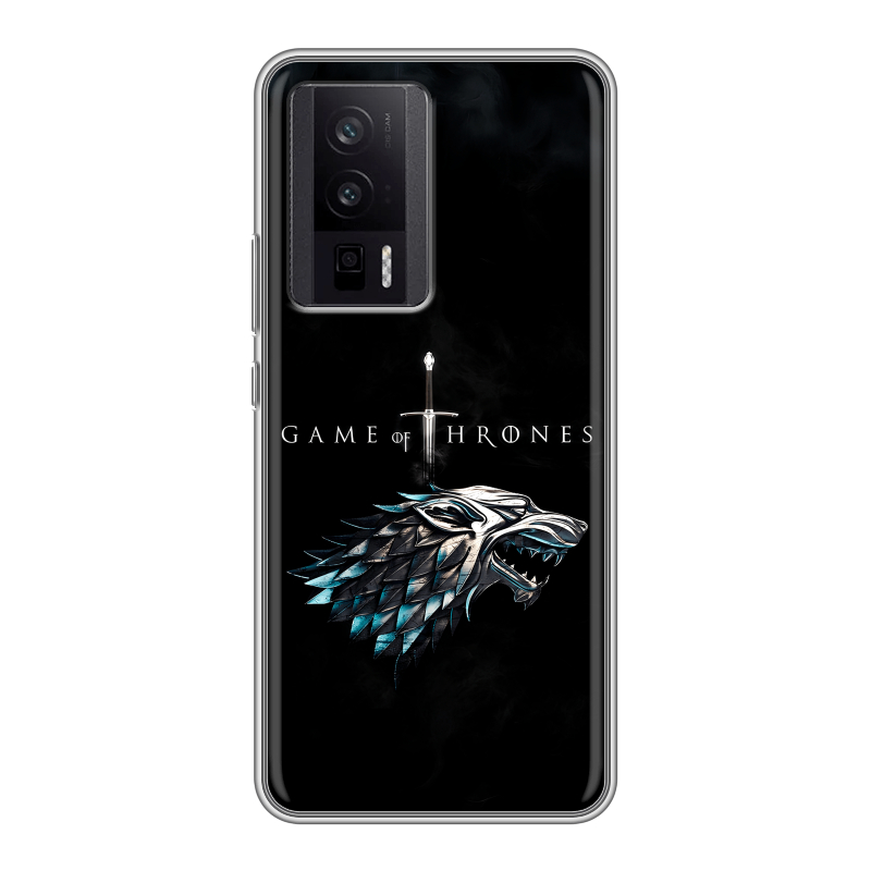 Силиконовый противоударный чехол на XIaomi Poco F5 Pro с принтом Игра Престолов Game Thrones Силиконовый противоударный чехол на XIaomi Poco F5 Pro с принтом Игра Престолов Game Thrones