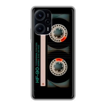 Силиконовый чехол на XIaomi Poco F5 с принтом Кассета Силиконовый чехол на XIaomi Poco F5 с принтом Кассета