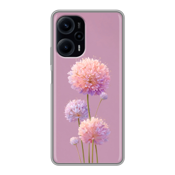 Силиконовый чехол на XIaomi Poco F5 с принтом Цветы Силиконовый чехол на XIaomi Poco F5 с принтом Цветы